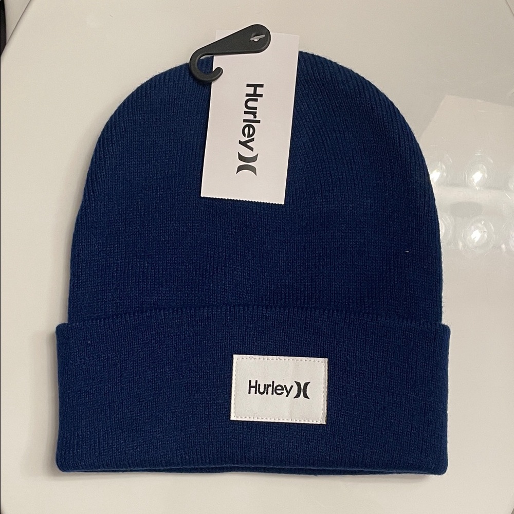 Hurley Navy Knit Beanie